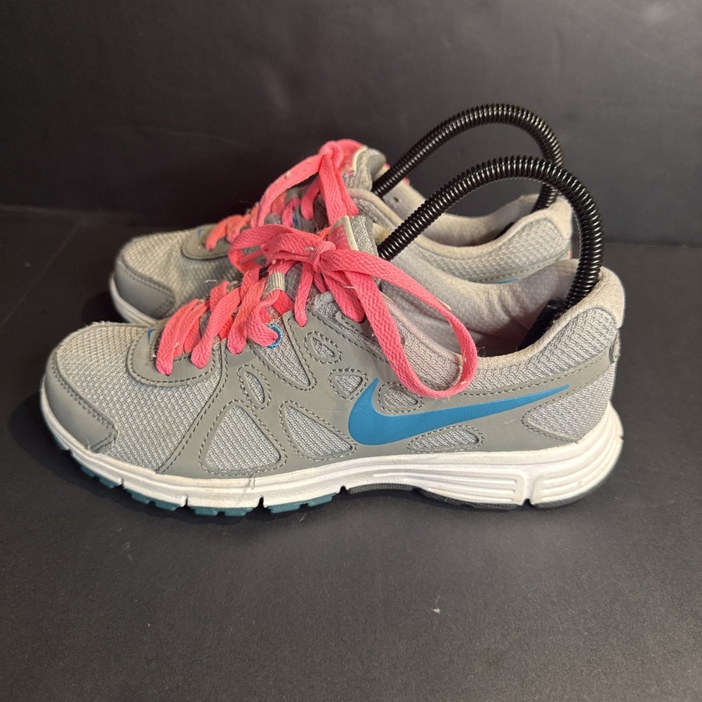 Size 6.5 - Nike Revolution 2 Wolf Grey Turquoise Pink W